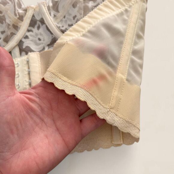 Vintage Victorias Secret Bustier Strapless Corset Coquette | 34C Union Made USA - Picture 7 of 7